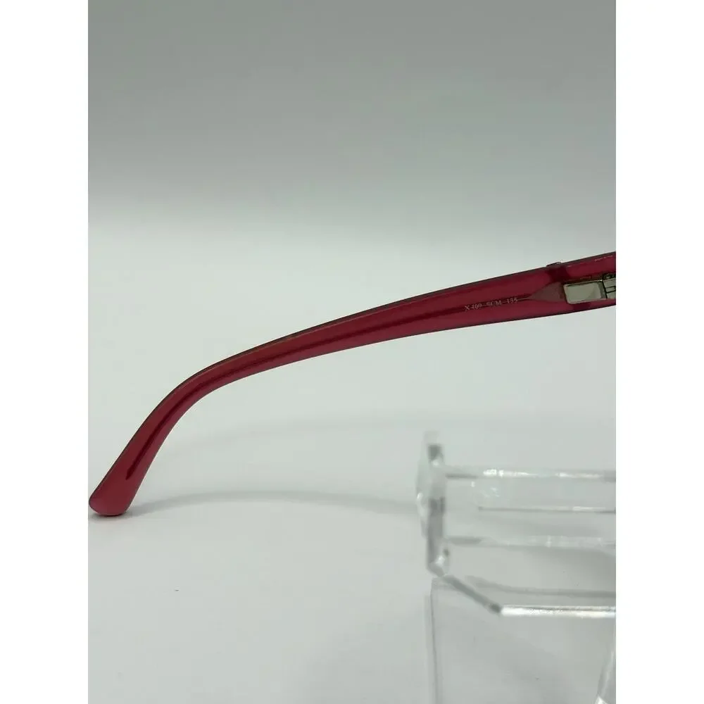 Oxydo X400 ScM 135 Pink Translucent Eyeglasses Frames Italy Optical